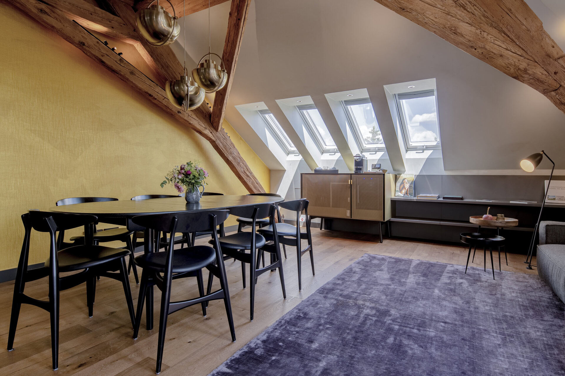 Rooftop Suite Tisch - Hotel Liberty