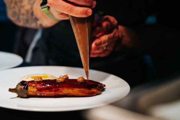 Hotel Liberty | Restaurant "Wasser & Brot": Aubergine