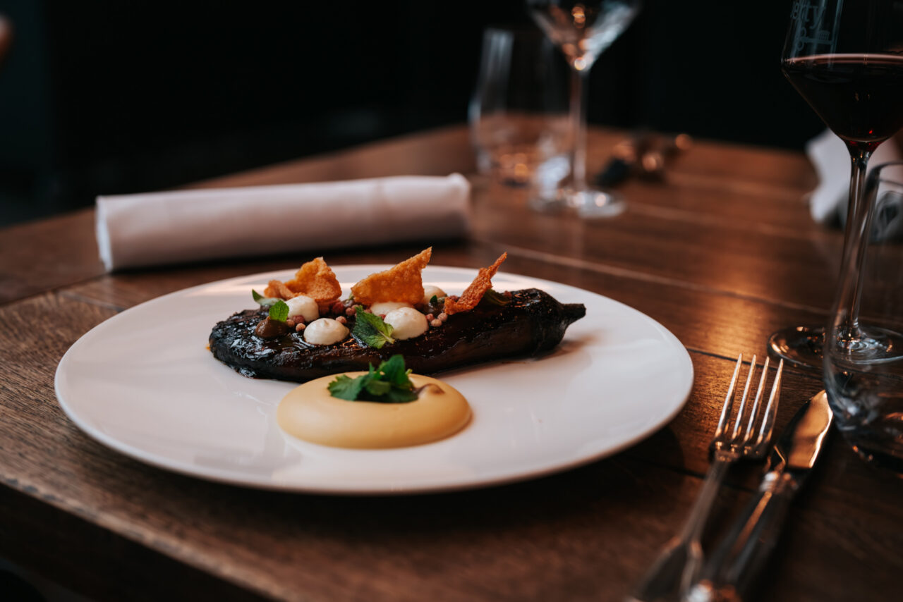 Hotel Liberty | Restaurant "Wasser & Brot": Aubergine
