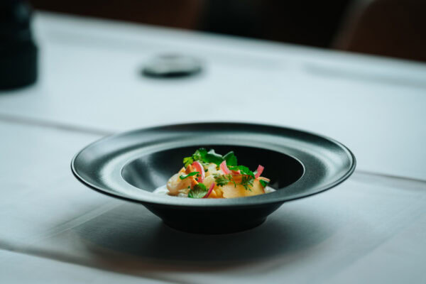 Hotel Liberty | Restaurant "Wasser & Brot": Ceviche vom Rhein-Zander